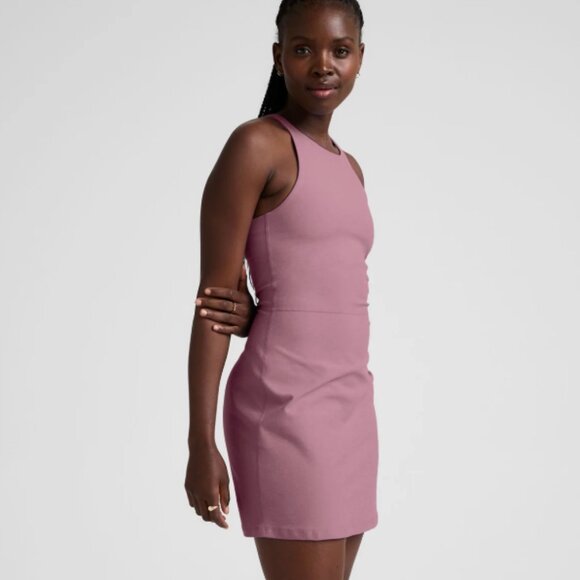 Beyond Yoga Refocus Dress Ballet Pink Heather Medium - Picture 2 of 3